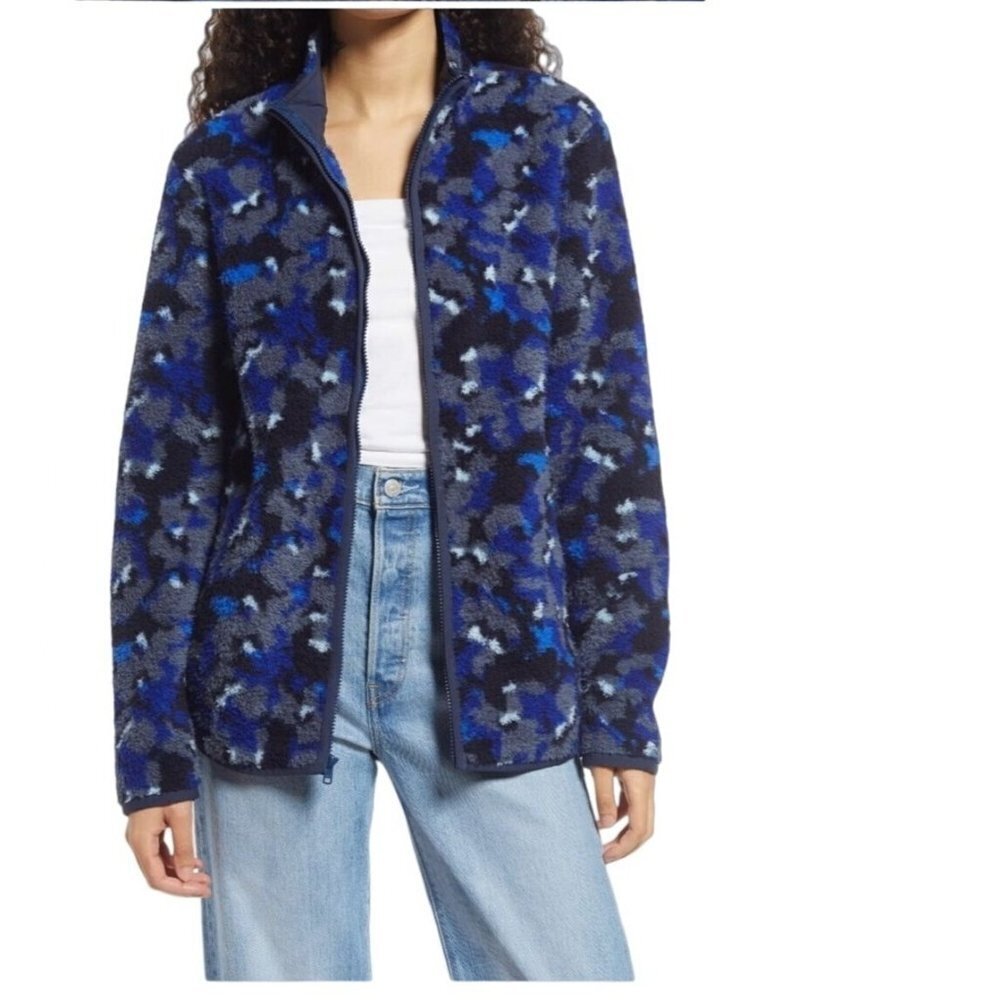 Nordstrom x Cristina Martinez Gender Inclusive High Pile Fleece Jacket Small NEW